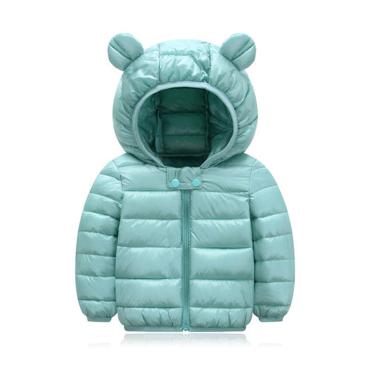 Jaqueta Infantil Puffer com Capuz - Basic Colors